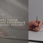 Marka Olarak Tescil Edilebilecek İşaretler Nelerdir?